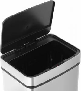 Kosz na śmieci Fromm & Starck Kosz na śmieci automatyczny bezdotykowy prostokątny z czujnikiem ruchu 30 cm 50 l Kosz na śmieci automatyczny bezdotykowy prostokątny z czujnikiem ruchu 30 cm 50 l 3
