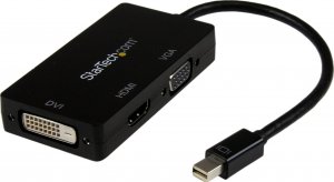 Adapter AV StarTech DisplayPort Mini - HDMI - D-Sub (VGA) - DVI czarny (JAB-1945779) 1