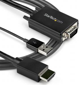 Kabel StarTech HDMI - D-Sub (VGA) + USB-A 2m czarny (VGA2HDMM2M) 7
