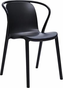 King Home Krzesło SPARKS czarne - polipropylen 1