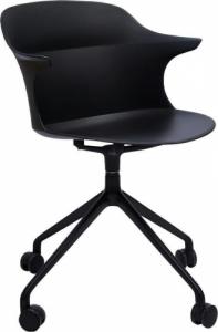 King Home Krzesło biurowe obrotowe BRAZO czarne 1
