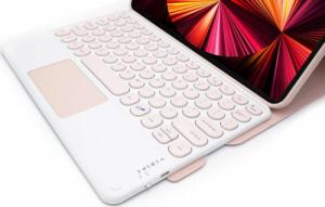 Alogy Etui Alogy Klawiatura Bluetooth Touchpad 4w1 Magnetyczne Pencil do Apple iPad Pro 11 2021 Różowe 2