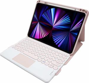 Alogy Etui Alogy Klawiatura Bluetooth Touchpad 4w1 Magnetyczne Pencil do Apple iPad Pro 11 2021 Różowe 7