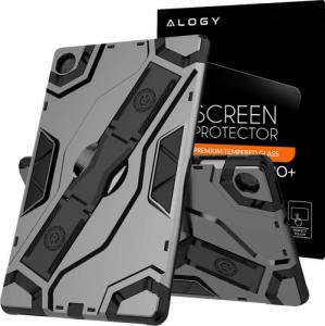 Etui na tablet Alogy Pancerne etui Alogy Armor Case do Lenovo Tab M10 10.1 2ND Gen TB-X306 X/F/L Srebrne + Szkło 1