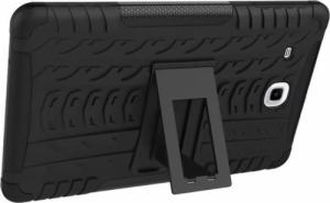 Etui na tablet Alogy Pancerne etui Alogy Samsung Galaxy Tab E 9.6 T560/ T561 czarne + Szkło 4