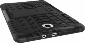 Etui na tablet Alogy Pancerne etui Alogy Samsung Galaxy Tab E 9.6 T560/ T561 czarne + Szkło 5