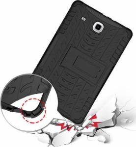 Etui na tablet Alogy Pancerne etui Alogy Samsung Galaxy Tab E 9.6 T560/ T561 czarne + Szkło 7