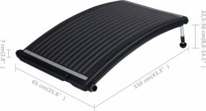 vidaXL Solarne podgrzewacze wody w basenie, łuki, 3 szt., 110x65 cm! 12
