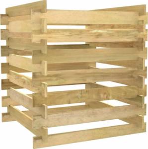 vidaXL Kompostownik z listew, 90x90x90 cm, impregnowana sosna 2