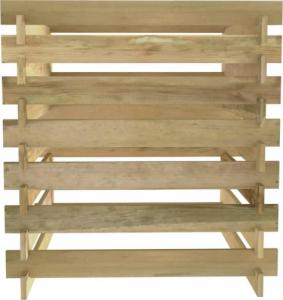 vidaXL Kompostownik z listew, 90x90x90 cm, impregnowana sosna 3