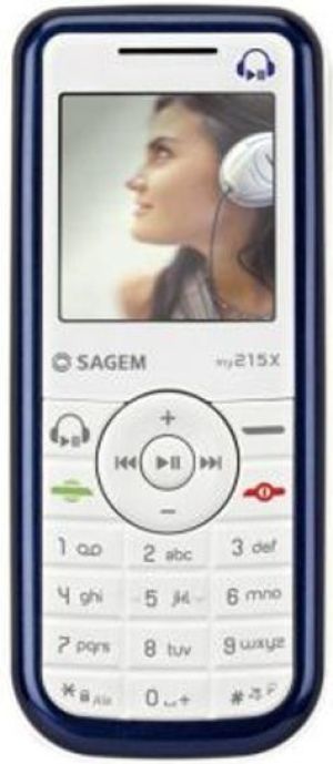 Telefon komórkowy Sagem MY215X Niebieski 1