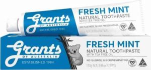 Grants of Australia GRANTS OF AUSTRALIA_Fresh Mint Natural Toothpaste With Tea Tree Oil odświeżająca, naturalna pasta do zębów bez fluoru 110g 1