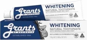 Grants of Australia GRANTS OF AUSTRALIA_Whitening Natural Toothpaste With Baking Soda And Mint wybielająca naturalna pasta do zębów bez fluoru 110g 1