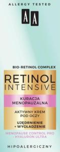 AA Retinol Intensive Kuracja Menopauzalna aktywny krem pod oczy ujędrniająco-wygładzający 15ml 1