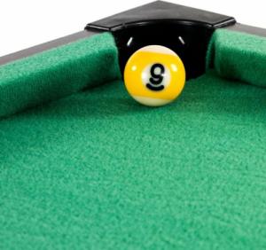 GamesPlanet Mini bilard stołowy z akcesoriami 51 x 31 x 10 cm - czarny 6
