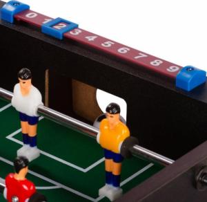 GamesPlanet Mini piłkarzyki stołowe z nożami 70 x 37 x 25 cm - czarne 5