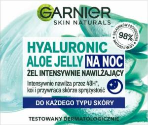 Garnier Skin Naturals Hyaluronic Aloe Jelly żel intensywnie nawilżający do każdego typu cery na noc 50ml 1