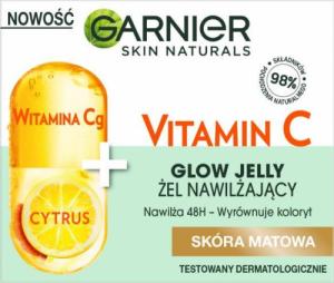 Garnier GARNIER_Skin Naturals Vitamin C GlowJelly nawilżający żel do skóry matowej 50ml 1