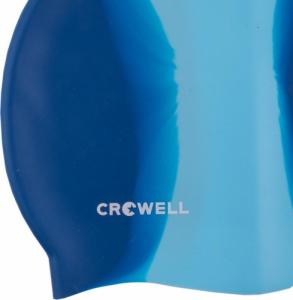 Crowell Czepek pływacki silikonowy Crowell Multi Flame granatowo-niebieski kol.04 1