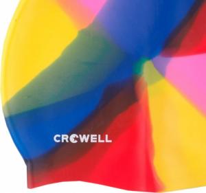 Crowell Czepek pływacki silikonowy Crowell Multi Flame kolorowy kol.03 1