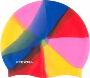 Crowell Czepek pływacki silikonowy Crowell Multi Flame kolorowy kol.03 2