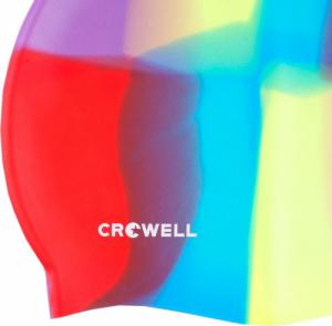 Crowell Czepek pływacki silikonowy Crowell Multi Flame kolorowy kol.10 1