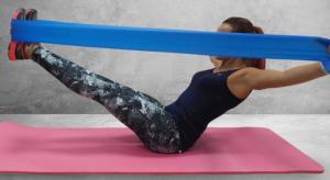 Profit Guma Fitness Profit Long Medium 200x15x0,45cm niebieska DK 2227 4