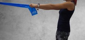 Profit Guma Fitness Profit Long Medium 200x15x0,45cm niebieska DK 2227 5