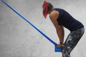 Profit Guma Fitness Profit Long Medium 200x15x0,45cm niebieska DK 2227 6