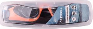 Crowell Okulary pływackie dla dzieci Crowell Splash czarno-pomarańczowe 1