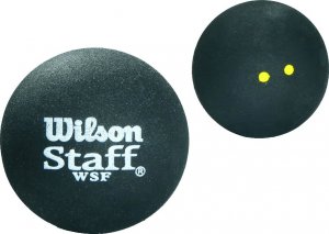 Wilson Piłka do squasha Wilson Staff Yellow WRT617100 1