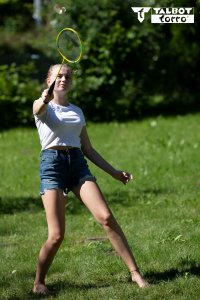 Talbot Torro Rakieta do badmintona Talbot Torro Attacker żółta 429806 2