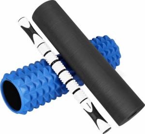 Spokey Zestaw wałków Spokey Mixroll fitness 3w1 roller niebieski 929955 2