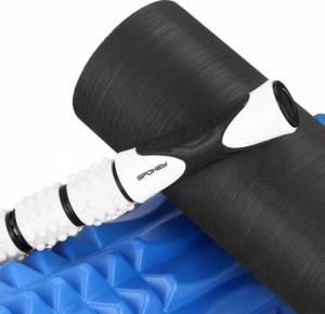 Spokey Zestaw wałków Spokey Mixroll fitness 3w1 roller niebieski 929955 5