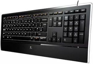 Klawiatura Logitech Illuminated K740 Przewodowa Czarna DE (920-005687) 2