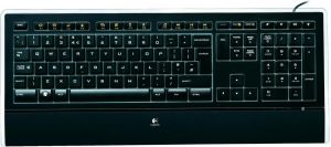 Klawiatura Logitech Illuminated K740 Przewodowa Czarna DE (920-005687) 3