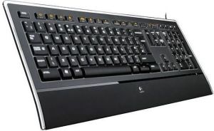 Klawiatura Logitech Illuminated K740 Przewodowa Czarna DE (920-005687) 4