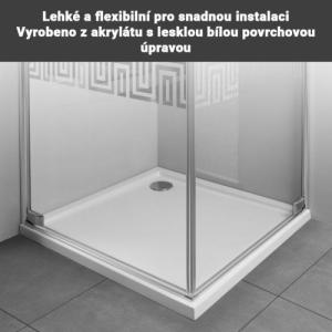 Brodzik Aquamarin Aquamarin Brodzik Square 90 x 90 cm 2