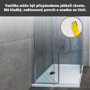 Brodzik Aquamarin Aquamarin Brodzik prostokątny 90 x 80 cm 8