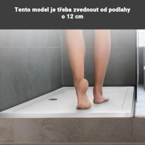 Brodzik Aquamarin Aquamarin Brodzik prostokątny 90 x 80 cm 9