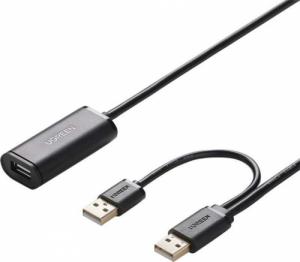 Kabel USB Ugreen USB-A - USB-A 5 m Czarny (20213) 1