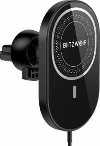 Blitzwolf Uchwyt samochodowy BlitzWolf BW-CW4 z ładowarką indukcyjną Qi, 15W 1