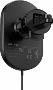 Blitzwolf Uchwyt samochodowy BlitzWolf BW-CW4 z ładowarką indukcyjną Qi, 15W 4