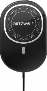 Blitzwolf Uchwyt samochodowy BlitzWolf BW-CW4 z ładowarką indukcyjną Qi, 15W 5