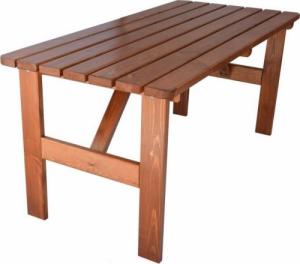 Rojaplast Drewniany stół ogrodowy Viking - 180 cm, lakierowany 1