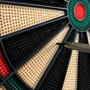 Physionics Elektroniczna tarcza do rzutek dla 16 graczy + 12 rzutek 5