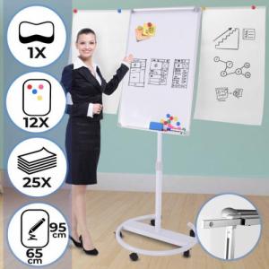 Flipchart Jago Jago Tablica Flipchart okrągła podstawa - 60 x 90 cm 2