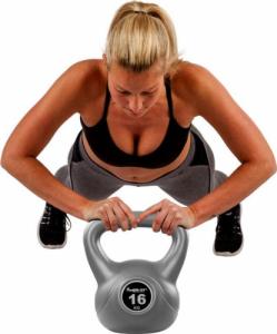 Kettlebell Movit Kettlebell Hantle szara - 20 kg 2