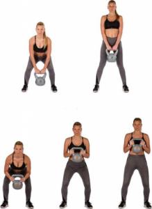 Kettlebell Movit Kettlebell Hantle szara - 20 kg 3