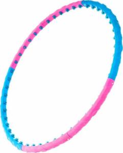 Maxxiva MAXXIVA Obręcz do masażu Hula Hoop, 100 cm, niebiesko-różowa 1